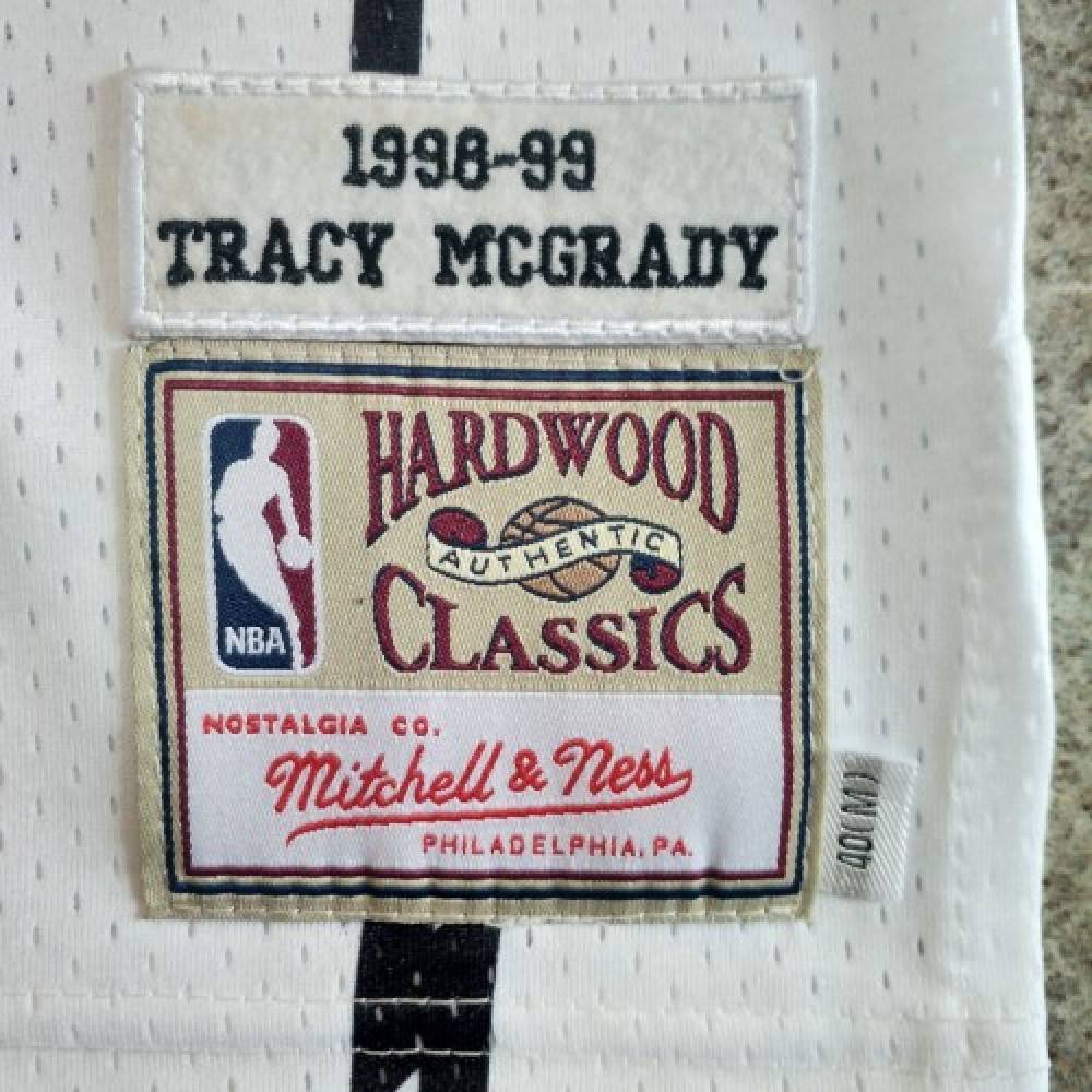 Men's Toronto Raptors Tracy McGrady #1 White 1998-99 Hardwood Classics Swingman Jersey-Pro Kit Vault | Brand New 26/27 Sports Jerseys